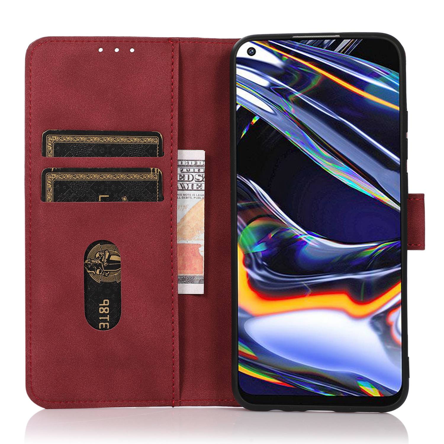 KHAZNEH For Samsung Galaxy M54 5G / F54 5G Textured PU Leather Phone Case Wallet Flip Stand Cover KHAZNEH For Samsung Galaxy M54 5G / F54 5G Textured PU Leather Phone Case Wallet Flip Stand Cover